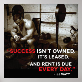 Motivering för workout poster