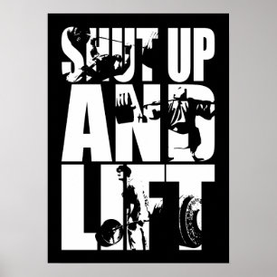 Motivering för workout poster