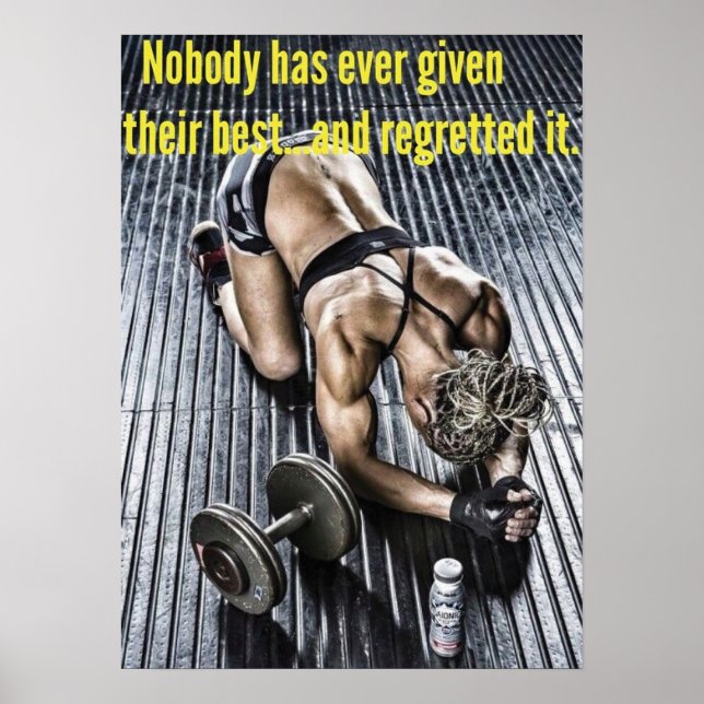Motivering för workout poster (Framsidan)
