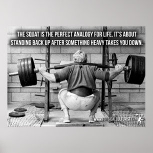 Motivering för workout poster