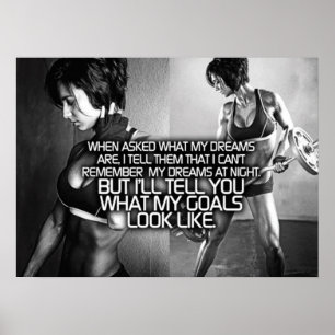 Motivering för workout poster