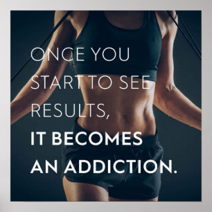 Motivering för workout poster