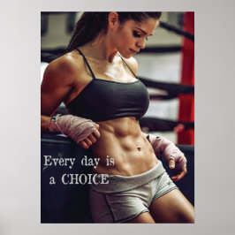 Motivering för workout poster