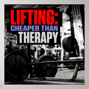 Motivering för workout poster