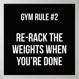 Motivering för workout poster