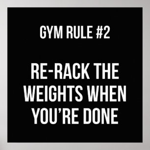 Motivering för workout poster