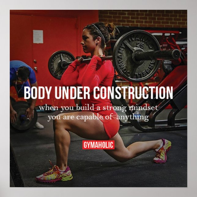 Motivering för workout poster (Framsidan)