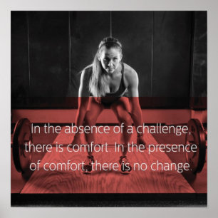 Motivering för workout poster