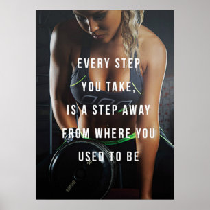 Motivering för workout poster