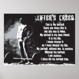 Motivering för workout poster