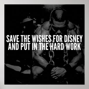 Motivering för workout poster