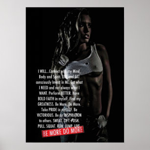 Motivering för workout poster