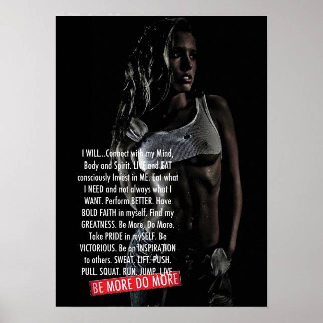 Motivering för workout poster (Framsidan)