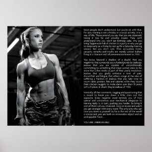 Motivering för workout poster