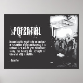 Motivering för workout poster