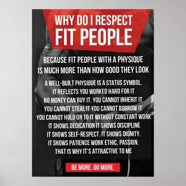 Motivering för workout poster (Framsidan)