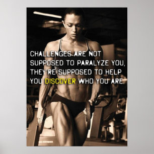 Motivering för workout poster