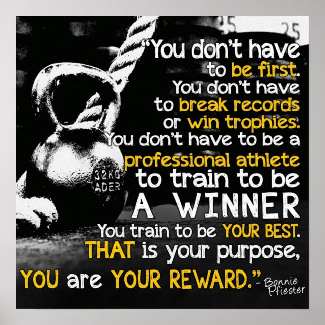 Motivering för workout poster (Framsidan)