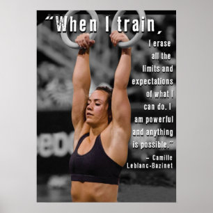 Motivering för workout poster