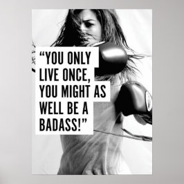 Motivering för workout poster