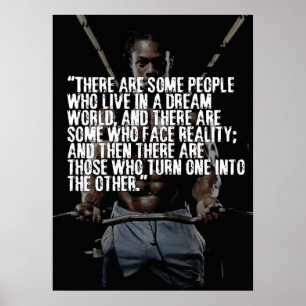 Motivering för workout poster