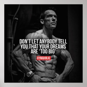 Motivering för workout poster