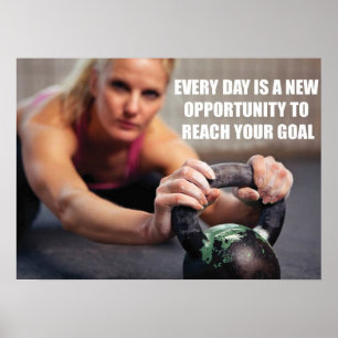Motivering för workout poster