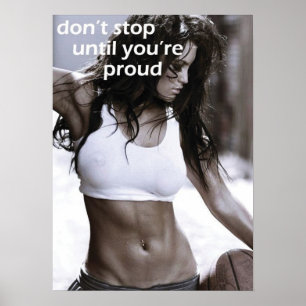 Motivering för workout poster