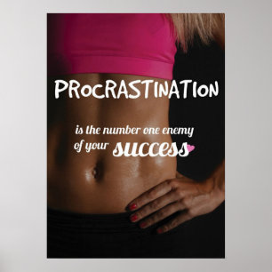 Motivering för workout poster