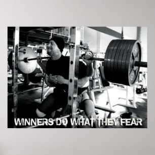 Motivering för workout poster