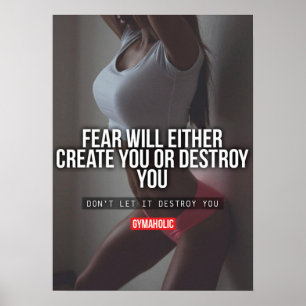 Motivering för workout poster
