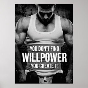 Motivering för workout poster