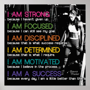 Motivering för workout poster