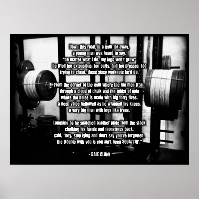Motivering för workout poster (Framsidan)