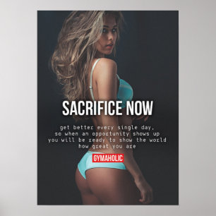 Motivering för workout poster