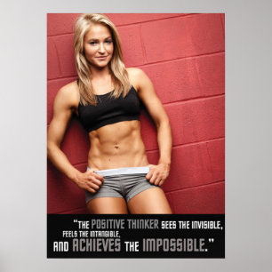 Motivering för workout poster
