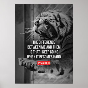 Motivering för workout poster