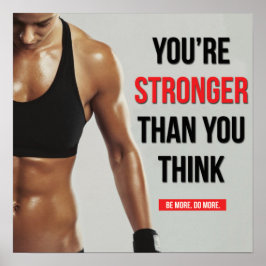 Motivering för workout poster