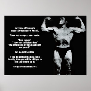 Motivering för workout poster