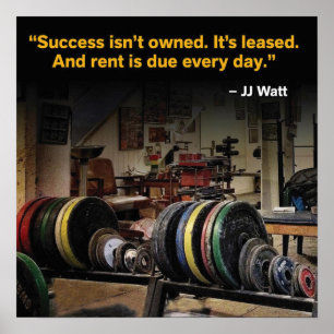 Motivering för workout poster
