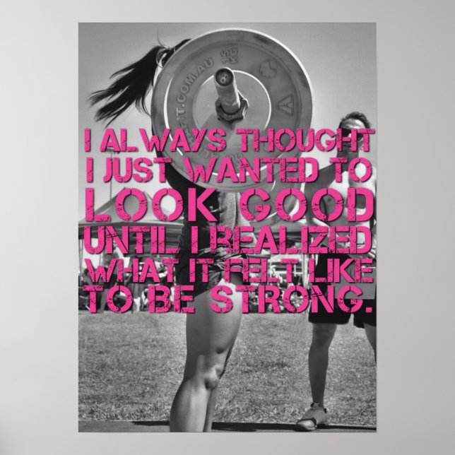 Motivering för workout poster (Framsidan)