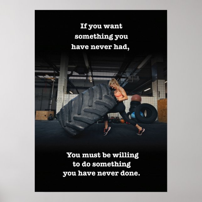 Motivering för workout poster (Framsidan)