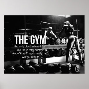 Motivering för workout poster