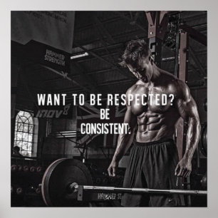 Motivering för workout poster