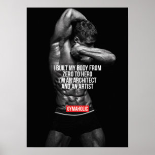 Motivering för workout poster