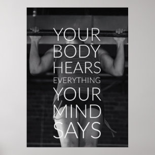 Motivering för workout poster