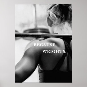 Motivering för workout poster