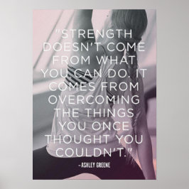 Motivering för workout poster