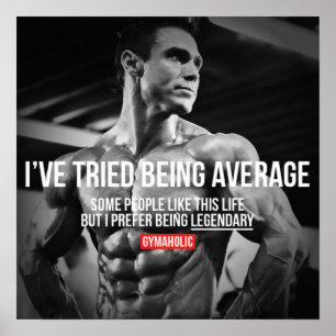 Motivering för workout poster