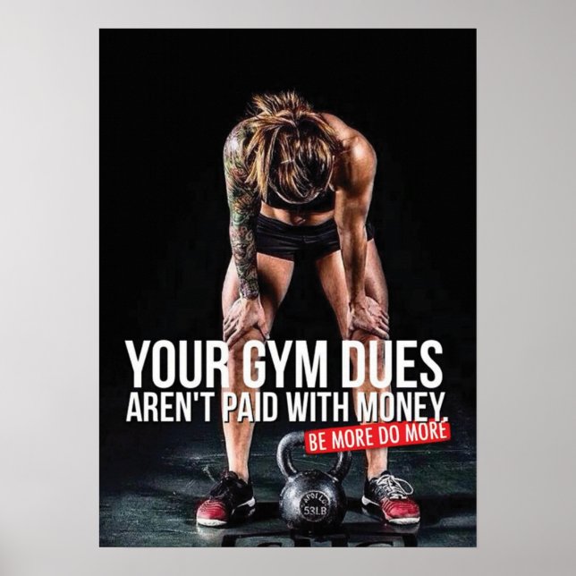 Motivering för workout poster (Framsidan)